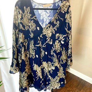 *NEVER WORN* Boutique Navy Blue Dress